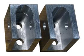 허브 로드엔드 브라켓 가공(밀링) 대표이미지